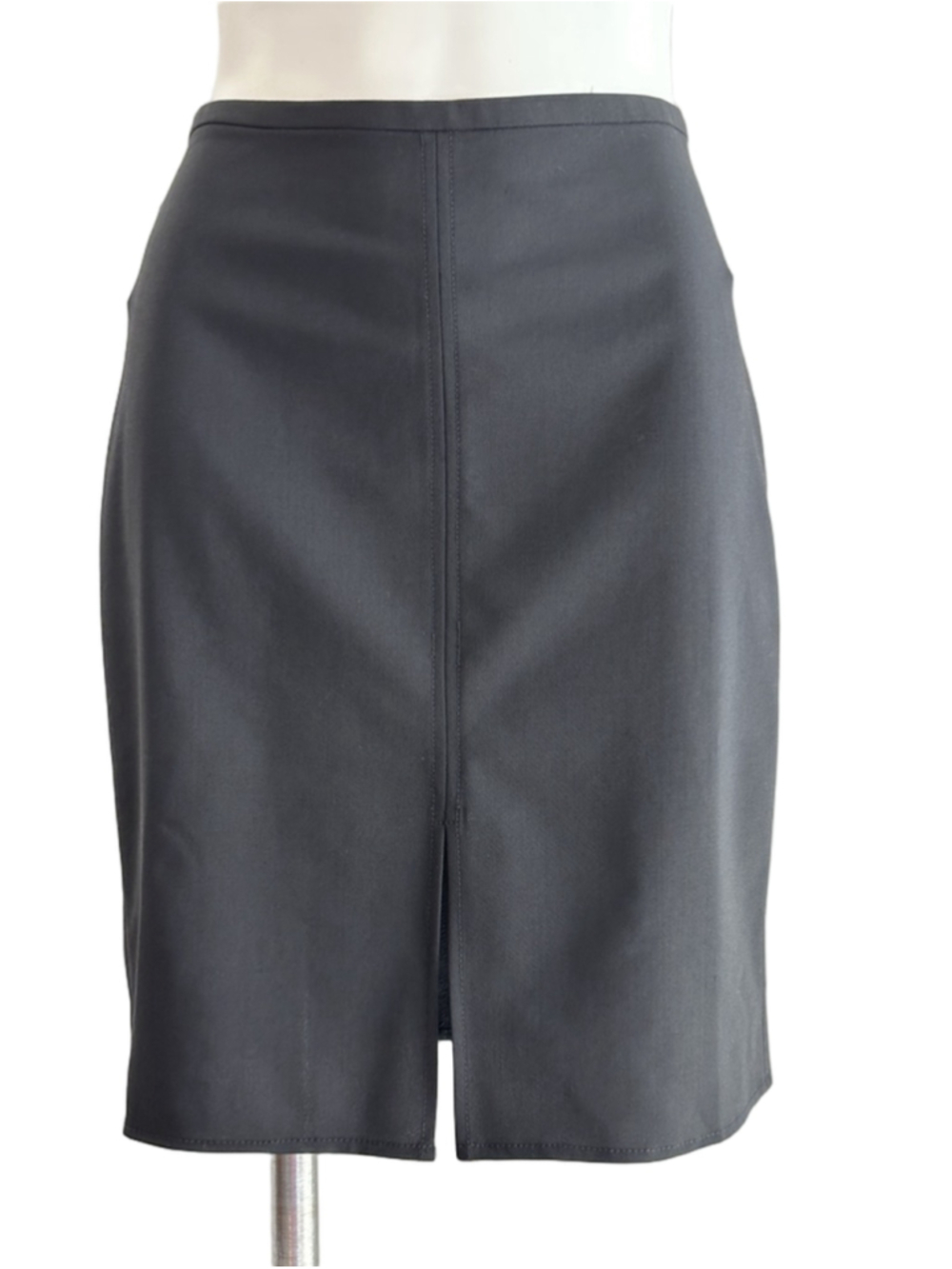 Women's J.CREW Black All Seasons Italian Wool Pencil Skirt 8P